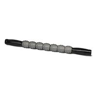 ULTNICE Massage Stick Muscle Roller Stick Travel Athletic Muscle Therapy Roller (Black + Grey)