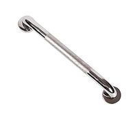 WZHONG European One-Word Thick Knurled Armrest Grab Bar Guide, Bathroom Anti-Slip Children's Elderly Safety Long with Luminous Handle, Perforated Bathtub Toilet Get Up Handle (Size : 30cm)