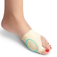 Kedelak Toe valgus corrector，Bunion Corrector Gel Pad Stretch Nylon Hallux Valgus Protector Guard Toe Separator Big Toe Joint Hammer Toe Toe Separators （2 Pack） (L)
