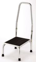 Essential Medical Supply Chrome Plated Foot Stool with Handle