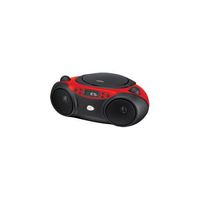 Gpx Bc232r Red Boombox Cd Am Fm Radio 3.5Mm Input Led Display