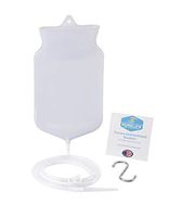 Silicone Enema Bag Kit - 4 Qt - Clear 100% Medical Silicone - BPA-Free and Odorless - A USA Company