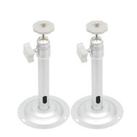 Security Camera Wall Mount, AITEE 360 Degrees Adjustable Aluminum Alloy Heavy Duty Ceiling Bracket for Wyze Cam Pan 1080p Pan Arlo Cam, Arlo Pro,Arlo Pro 2,Baby Monitor,CCTV Cam and More(Silver,2PACK)