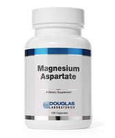 Douglas Laboratories - Magnesium Aspartate - Supports Normal Heart Function, Blood Pressure, and Bone Formation - 100 Capsules