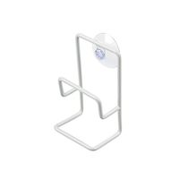 Eyan Stainless Steel Doulbe-deck Sponges Holder Storage Rack for Kitchen Soaps Scrubbers With Simple Plastic Sucker White