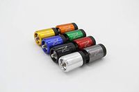 Kanoxbaiku For Kawasaki Z1000 Z900 Z900RS Z800 Z750R Z750S Z650 Z300 Z250 Handle Bar End Slider Plug Hand Grip Caps (Red)