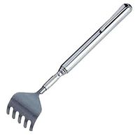 Wansan Extending Back Scratcher with Telescopic Handle Stainless Steel Pocket Back Scratcher Fork with Pocket Clip for Body/Neck/Back/Shoulder Massage