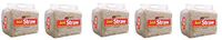 EZ Straw Just Straw Clean Processed Straw, Small Bale (1 Cubic Foot Bale) (5-(Pack))