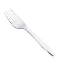 AmazonBasics Light-Weight Plastic Forks, White, 250-Pack