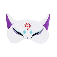 YangYong Sleep Eye Mask, Cotton Blindfold Sleeping Eyemask for Traveling Insomnia with Strap, Cute Funny Comic and Anime Fluff Animal Light Block Mask