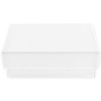 10 Pack - White Swirled Cotton Filled Medium Jewelry Gift Box