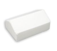 Leg Lifter Cushion - Removable Washable Cover - White - 7 Inch Lift - Small - Gentle Lift, Reduce Pressure, Improve Leg Ciculation - by Hermell Products