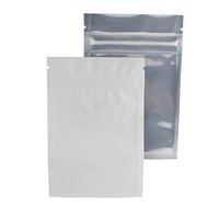 2.5" x 3.5" #3 Barrier Bags White Mylar 1 Gram Rx Pill Clear Front Resealable Foil Pouches (500 Count)