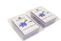 The Scent Galaxy Lavender Vanilla Scented Wax Cubes - 2 Pack of 6 Wax Melts - 100% Pure and Natural Essential Oils - Blend of Soft Lavender and Creamy Vanilla - Long-Lasting Scent