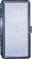 Eclipse Stainless Steel Cigarette Case with a Silver Pattern Holds 120's