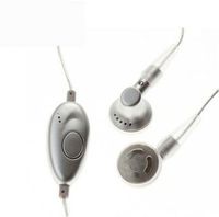 Headset 2.5mm Handsfree Earphones Dual Earbuds Headphones Earpieces w Mic Stereo Silver for Sprint Motorola i580 - Sprint Motorola i776