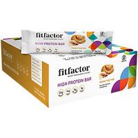 High Protein Bar, Weight Management Support, Control Cravings, Peanut Butter (12 Bars) by fitfactor