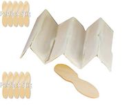 Perfect Stix Wooden Craft Stick/Plain Taster Ice Cream Paddle Spoon, Paper Wrapped, 3" Length (Pack of 100)
