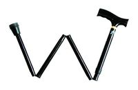Adjustable Folding Cane Color: Black