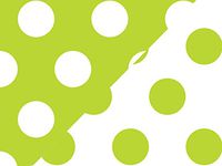 Christmas Gift Wrap Paper - Citrus Dots Reversible - 24 inches x 85 feet