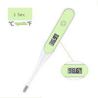 HITON Digital Oral Thermometer, Underarm Thermometer Waterproof Oral Thermometer with Beeper and Memory for Adults and Babies - Monitor Fever Temperature in Quick 20 Seconds(Pink)