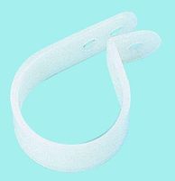 6mm Nylon P Clips - 100 per Pack