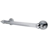 Kingston Brass DR710121 Designer Trimscape Templeton  Grab Bar 12-Inch with TL TIP, Polished Chrome