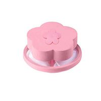 Home Floating Lint Hair Removal Catcher Mesh Pouch Device Wool Floating Washer Cleaning Washing Machine Laundry Filter Bag (4PC Pink,Blue)