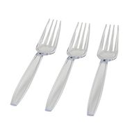 Fineline Settings 2523-CL Clear Forks- BULK