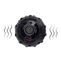 Vibrating Massage Ball,- 4 Intensity Levels for Firm Battery-Powered Deep Tissue Recovery Training,Myofascial Release and Trigger Point Treatment