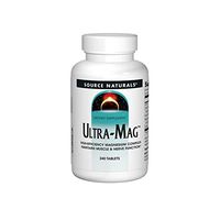 Source Naturals Ultra-Mag High-Efficiency Magnesium Complex - Maintains Muscle & Nerve Function - 240 Tablets