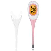Ultra Fast Read Baby Thermometer Oral Ráctal Armpit Thermometer w/Indicator Waterproof for Fever Digital Medical Thermometer w/Soft Head Flexible for Baby, Infants, Toddlers,Kids, Adults