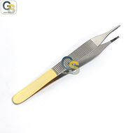 G.S T/C O.R GRADE ADSON BROWN TISSUE FORCEPS 4.75" WITH TUNGSTEN CARBIDE INSERTST FINE POINT