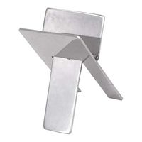 dailymall Stainless Steel Cigar Stand Holder Foldable Showing Cigar Rest