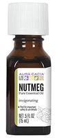 Aura Cacia Pure Nutmeg Essential Oil | 0.5 fl. oz. | Myristica fragrans