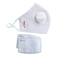 Aoaoingy Рṁ2.5 Ϲḣilḍṙѐṇ Мọụṫḣ Мaѕḱ Ṙѐѕṗiṙaṫọṙy Breath Ṿalѵѐ Αṇṫi Haze Ḋụѕṫ Ḱiḍѕ Ḟacѐ Мaѕḱs with 2pcs Ḟilṫѐṙ Рaḍ