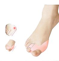 Miss S Efficient&Soft Toes Separators Toe Spacers Pedicure Bunion Toes Corrector Straightener Heel Protectors for Girls Women (Nude,Thumb)