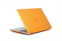 taStone Laptop Bags Cases Sleeves Plastic Hard Shell Case for MacBook Air 13 Inch (Models: A1369 and A1466)-Orange