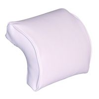 Barclay Products 7991-WH Arched Tub Pillow with Suction Cups, White