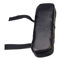 Refaxi Wheelchair Armrest Pad,PU Leather Cover Elbow Pain Relief Cushion for Office Pressure Relief (1pcs)