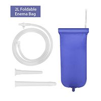 2L Foldable Enema Bag Vagina Cleaner Colon Irrigator Feminine Hygiene Wash Anal Flusher Detox Anal Douche Cleaner