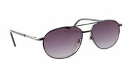 Calabria 1110SB Metal Aviator Sun-Reading Glasses in Gun-Metal
