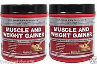 Muscle & Weight Gainer Chocolate - 1.5 lbs Powder - 2 Pack Made in USA for Myology Muscle Science