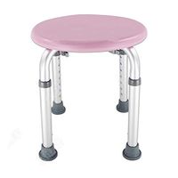 ZHAOYONGLI Bathing Aid for Bathroom Stool Thick Plastic Stool Stool Sub-Adult Elderly Household Non-Slip Bath Bathroom Stool Stool Stool Changing His Shoes Fashion (Color : Pink)