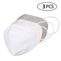 SRD POWER PM2.5 Disposable 3 PCS Filter 3-ply Face Personal Protection Dust-Proof Anti Spittle Eye for Earloop (Three-Colour)