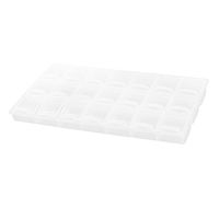 uxcell Plastic Dorm Rectangle 21 Compartments Weekly Capsule Pill Storage Box Case Clear