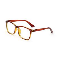 Blue Light Blocking Glasses Eyeglasses Eyewear Flat Mirror Computer Goggles Gaming Anti-Blue Light Glasses Radiation Protection(Copper Coffee)