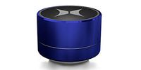 Xtreme Mini Round Helix Light-Up Bluetooth Speaker (Blue)