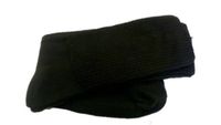 Footgalaxy Premium Quality Non-binding Diabetic Sock (Crew 10-13, Black)