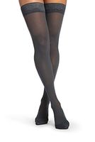 SIGVARIS Women’s Style Medium Sheer 750 Closed Toe Thigh-Highs w/Grip Top 20-30mmHg